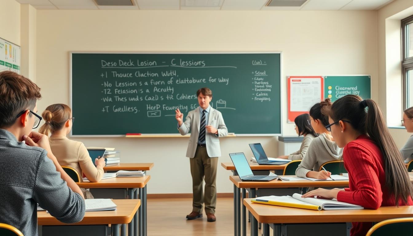 Student developing practical and academic skills